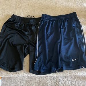 2 pairs Nike basketball shorts